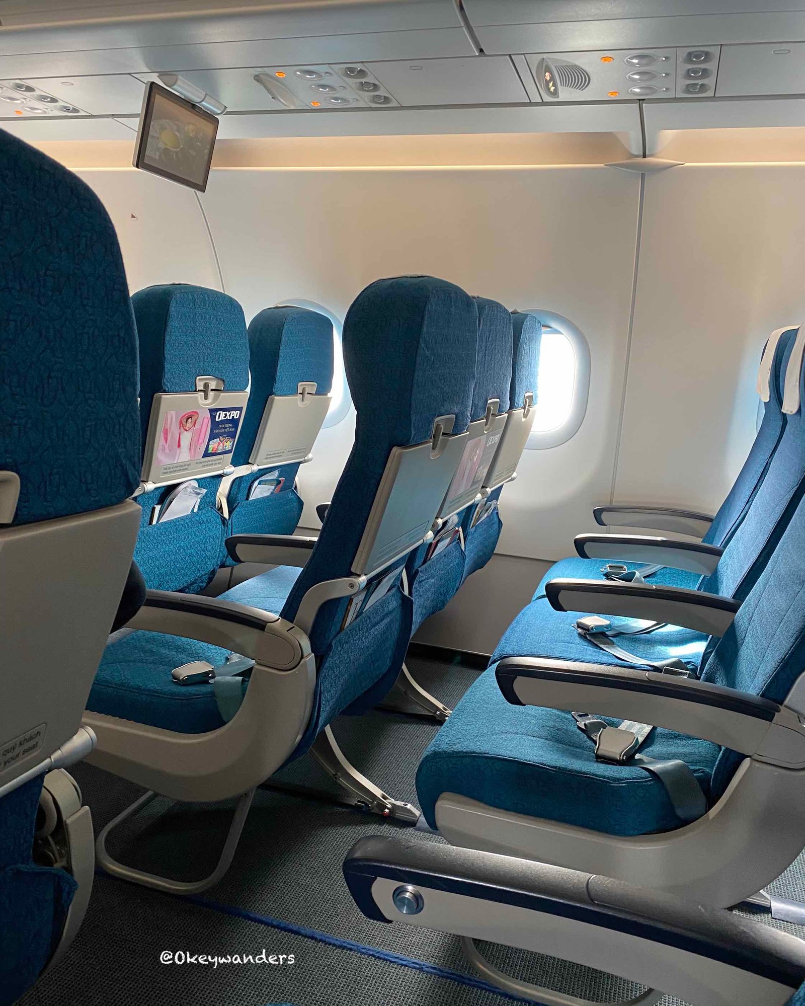 越南航空機內座位 Vietnam Airline's Seats