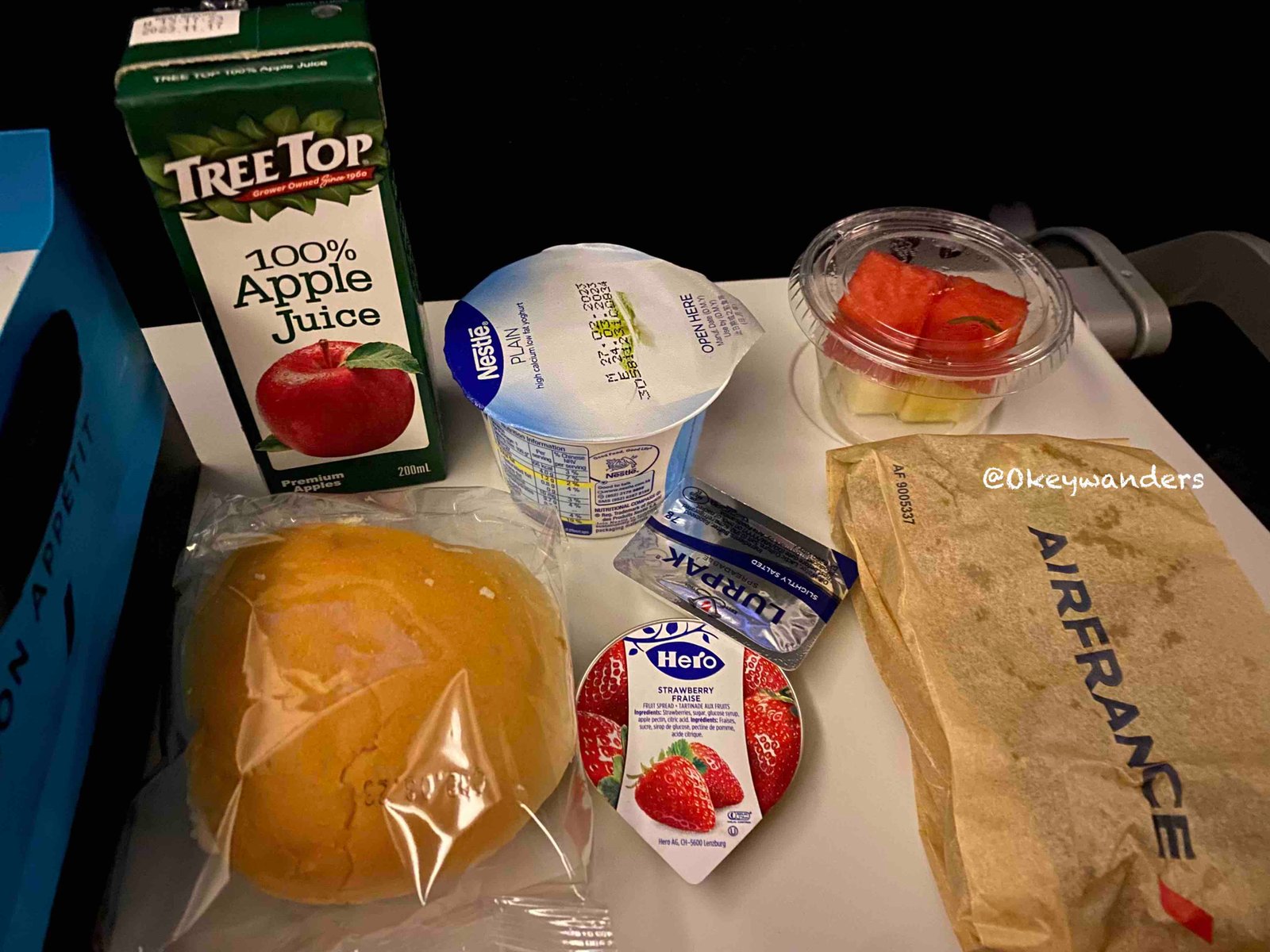 In flight meal 法國航空飛機餐