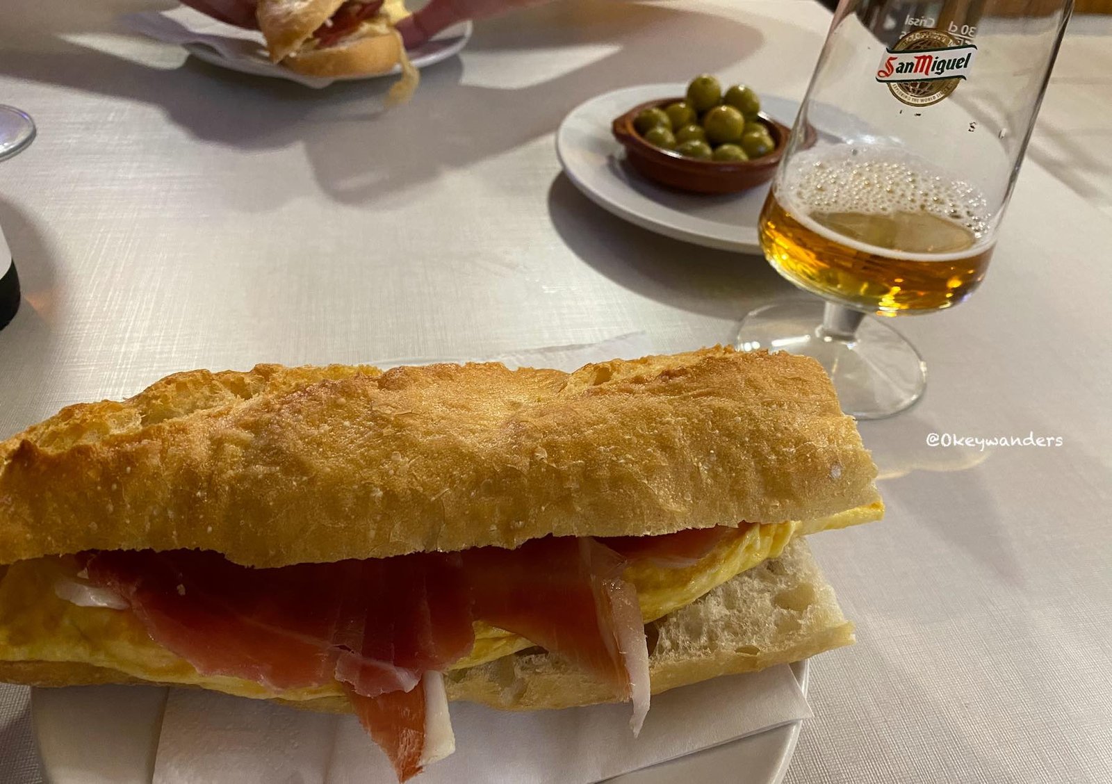 華倫西亞旅遊飲食記錄 - 三文治 Sandwich