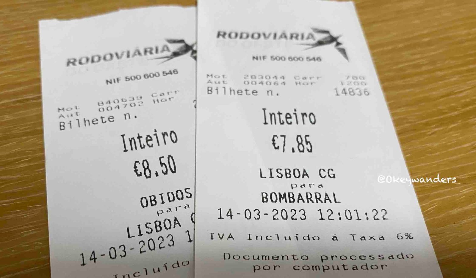 Obidos Bus Ticket 來回Óbidos車票