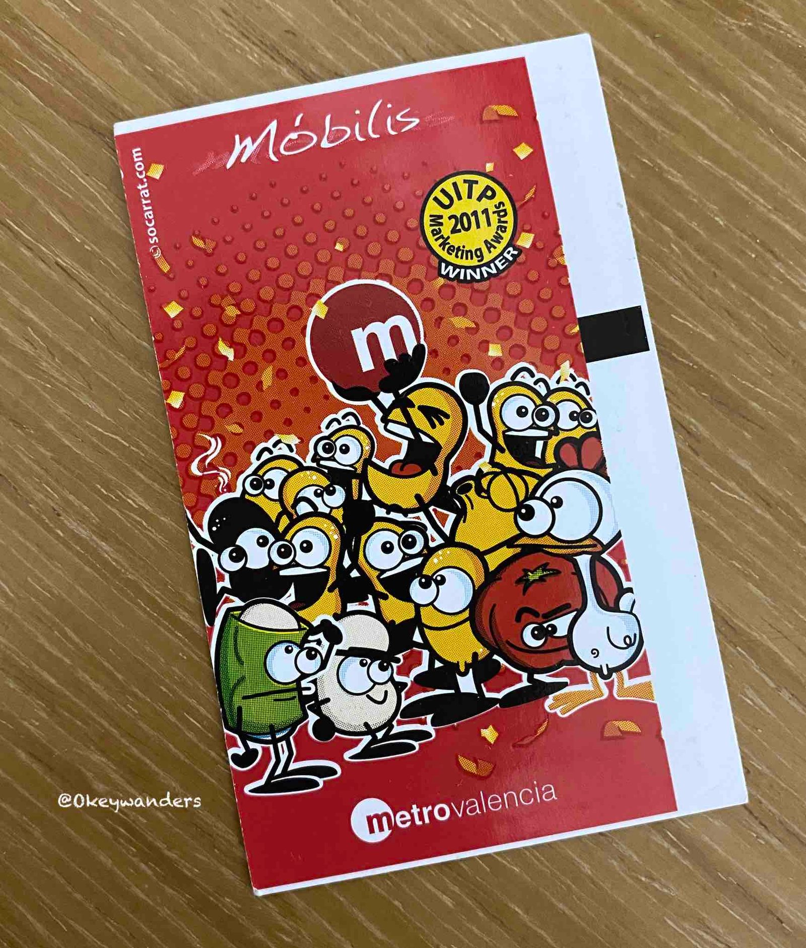 華倫西亞地鐵交通卡 TuiN