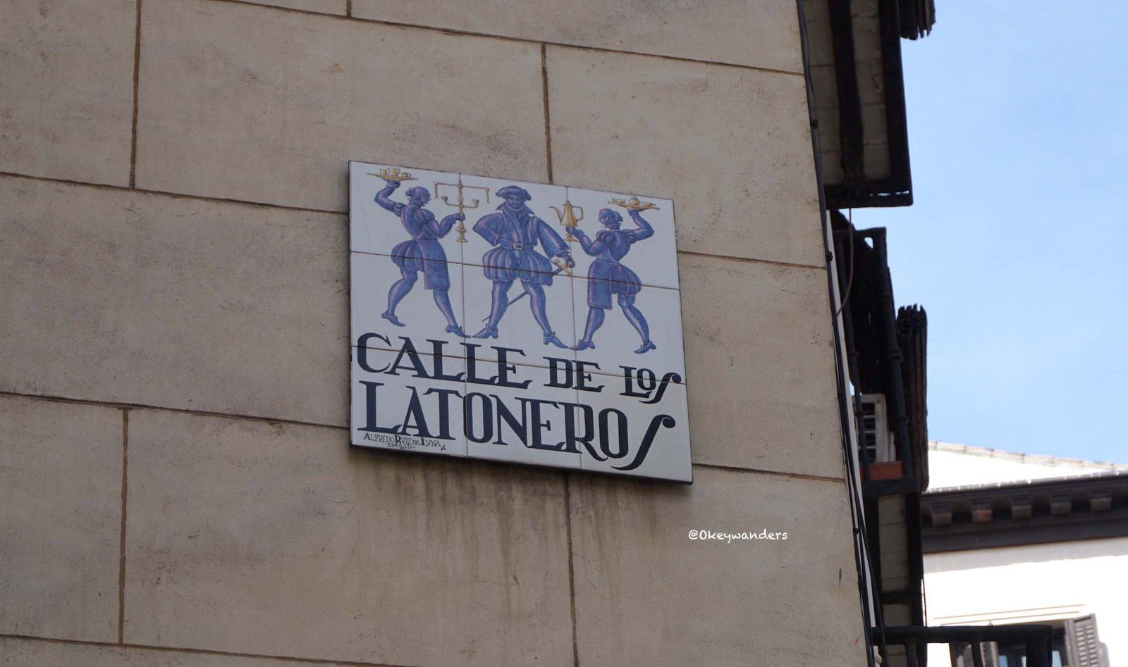 Street Name Plates in Madrid 馬德里街名牌