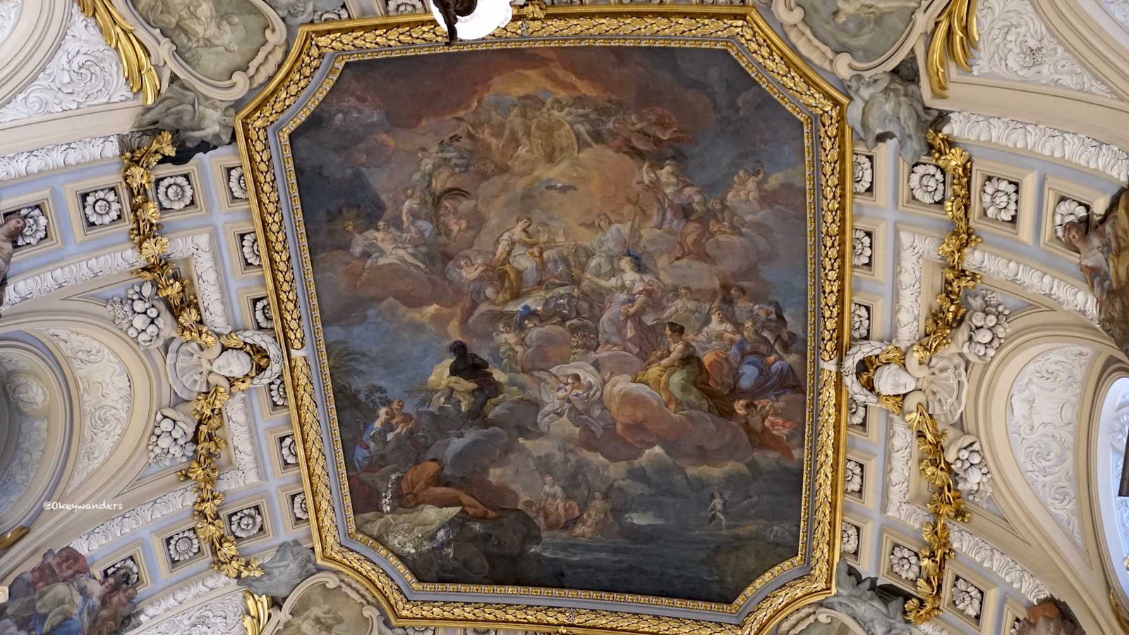 馬德里王宮天花壁畫 Fresco of Royal Palace of Madrid