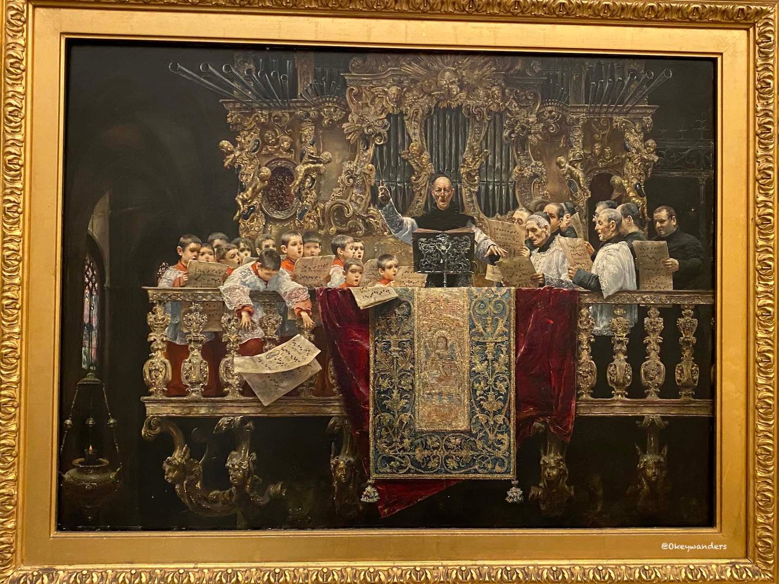 聖費爾南多美術學院展品 Choristers in Seville by Jose Gallegos Arnosa