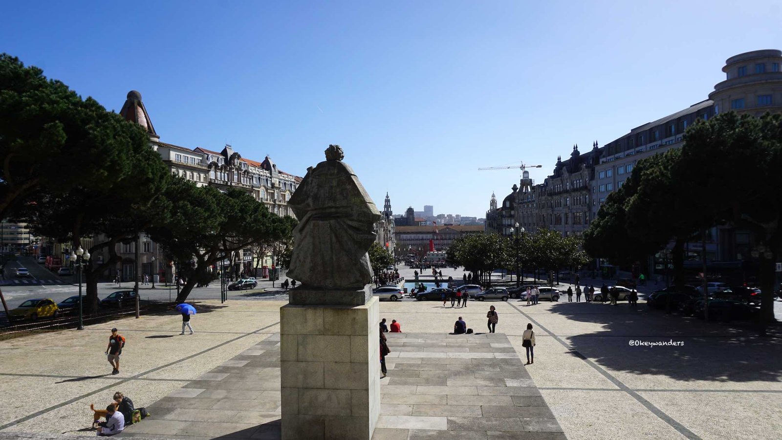 波圖市政廳外望 Looking from Porto City Hall