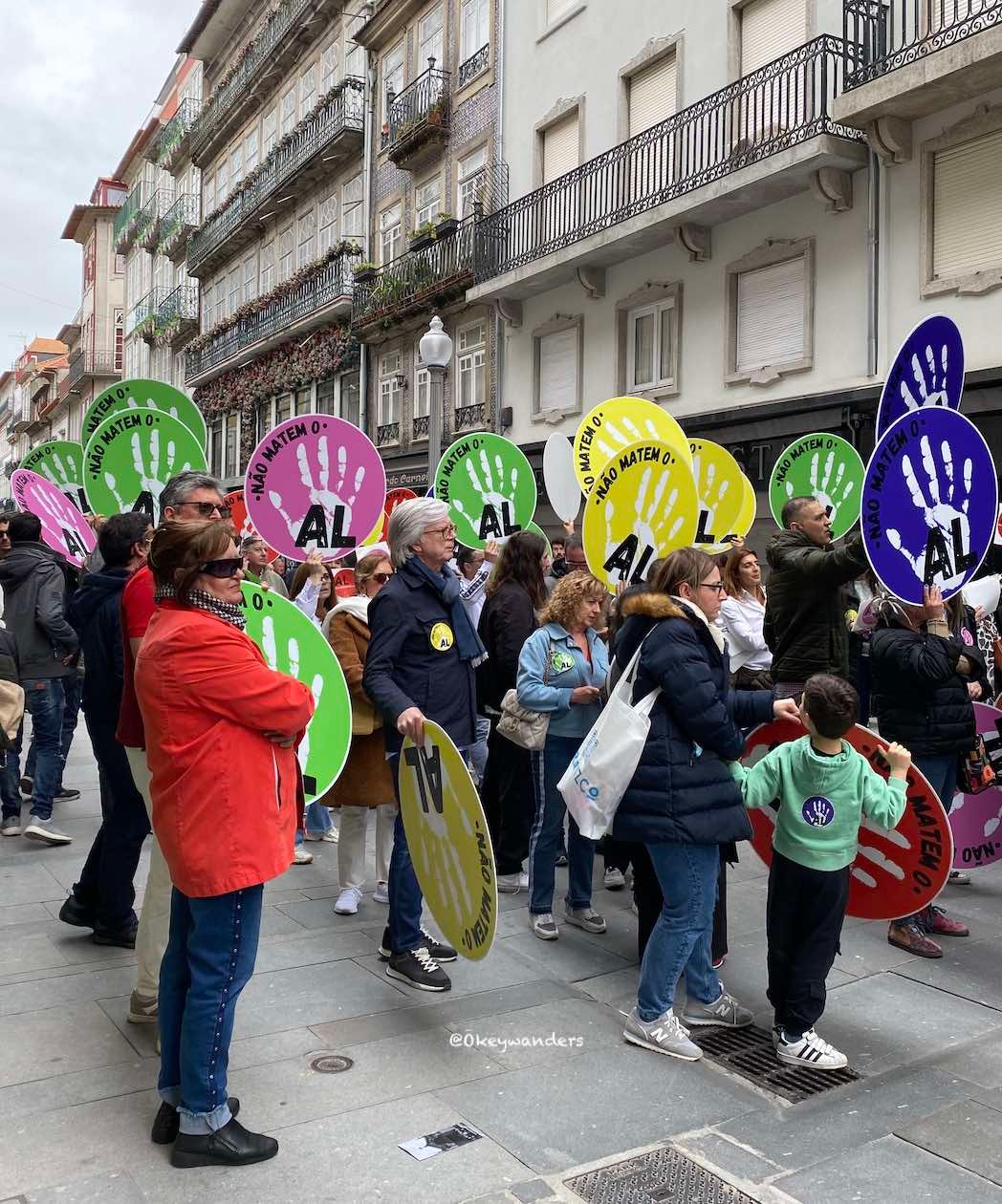波圖遇上示威 Protest in Porto