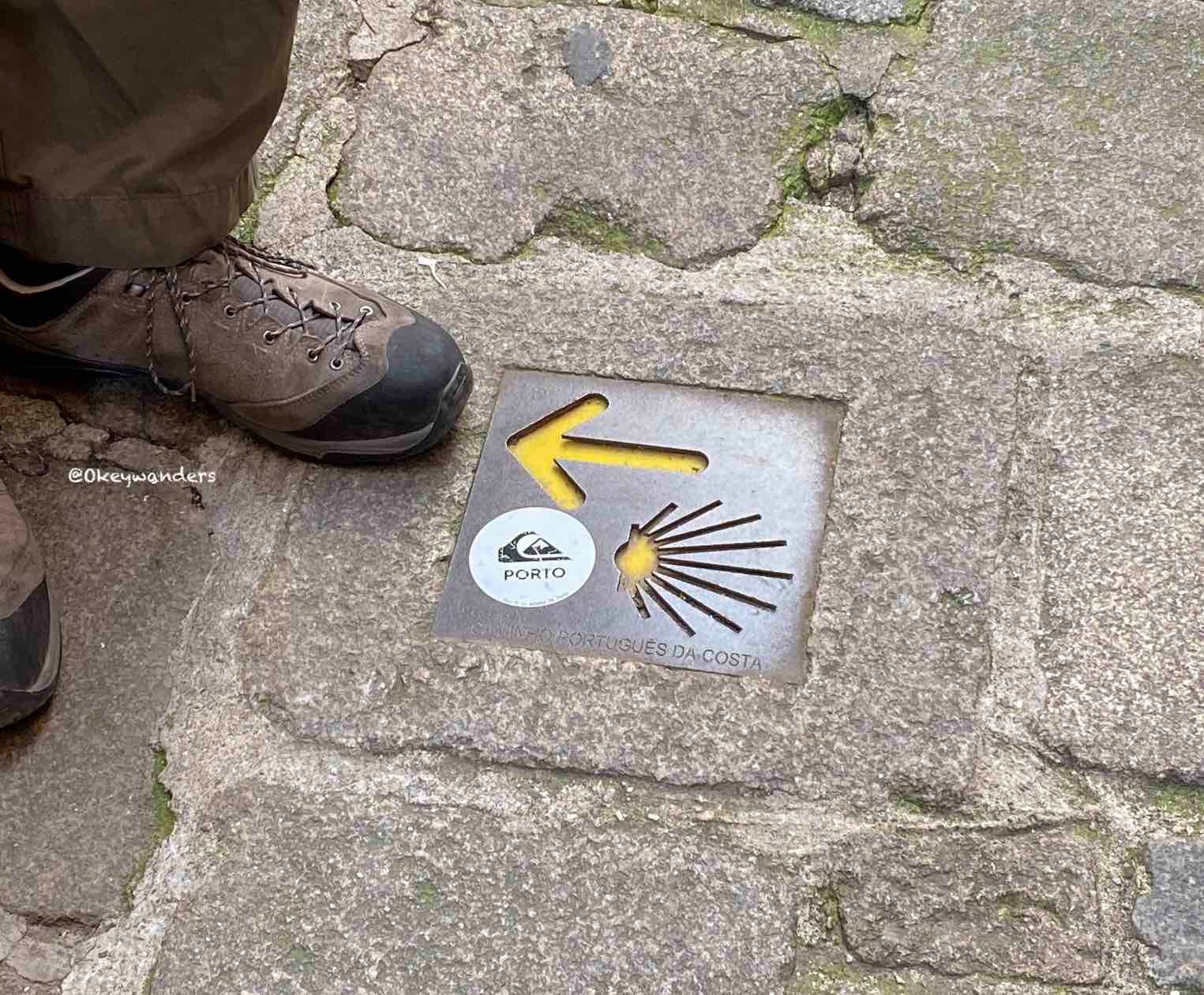 葡萄牙朝聖之路路標 Caminho Português sign