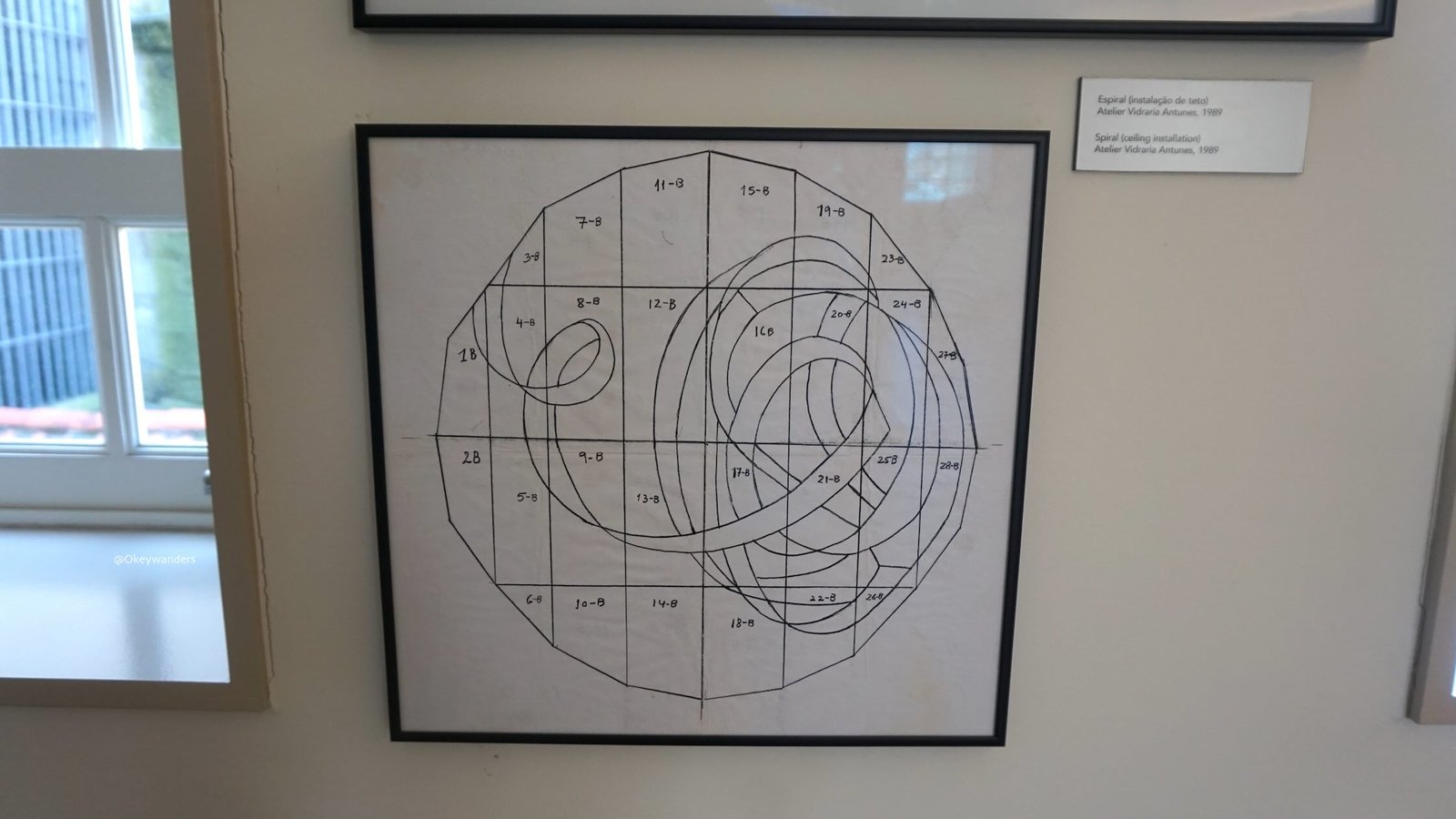 彩繪玻璃博物館展品 - 手稿 Exhibit in Museu Do Vitral